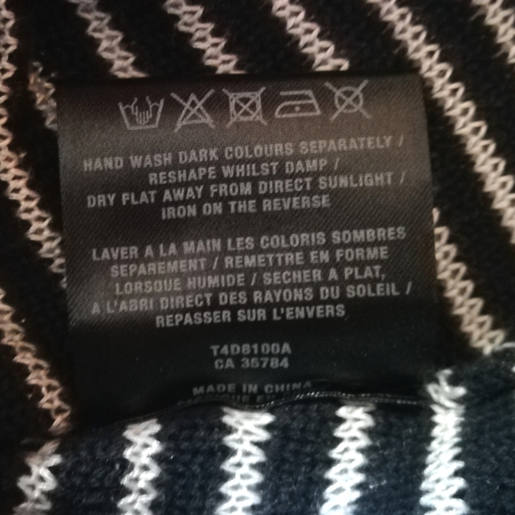 Precis Pinstripe Sweater - Women's Small - Viscosa & Cotton - Picture 4 of 5